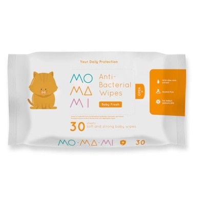 MOMAMI Anti Bacterial Wipes 30s