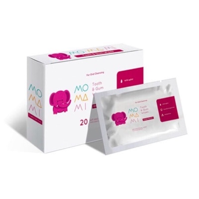 MOMAMI Tooth & Gum Wipes 20s