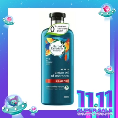 HERBAL ESSENCES HE BIO SHP ARGAN 400ML