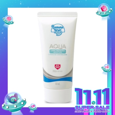 BANANA BOAT Banana Boat Simply Protect Aqua Long Wearing Moisture Suncreen Lotion SPF50+ 50ml