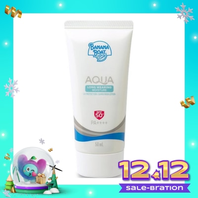 BANANA BOAT Banana Boat Simply Protect Aqua Long Wearing Moisture Suncreen Lotion SPF50+ 50ml