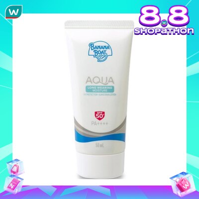 BANANA BOAT Banana Boat Simply Protect Aqua Long Wearing Moisture Suncreen Lotion SPF50+ 50ml