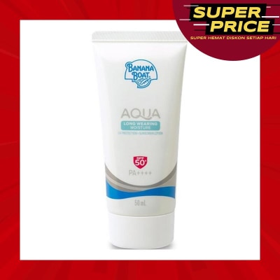 BANANA BOAT Banana Boat Simply Protect Aqua Long Wearing Moisture Suncreen Lotion SPF50+ 50ml