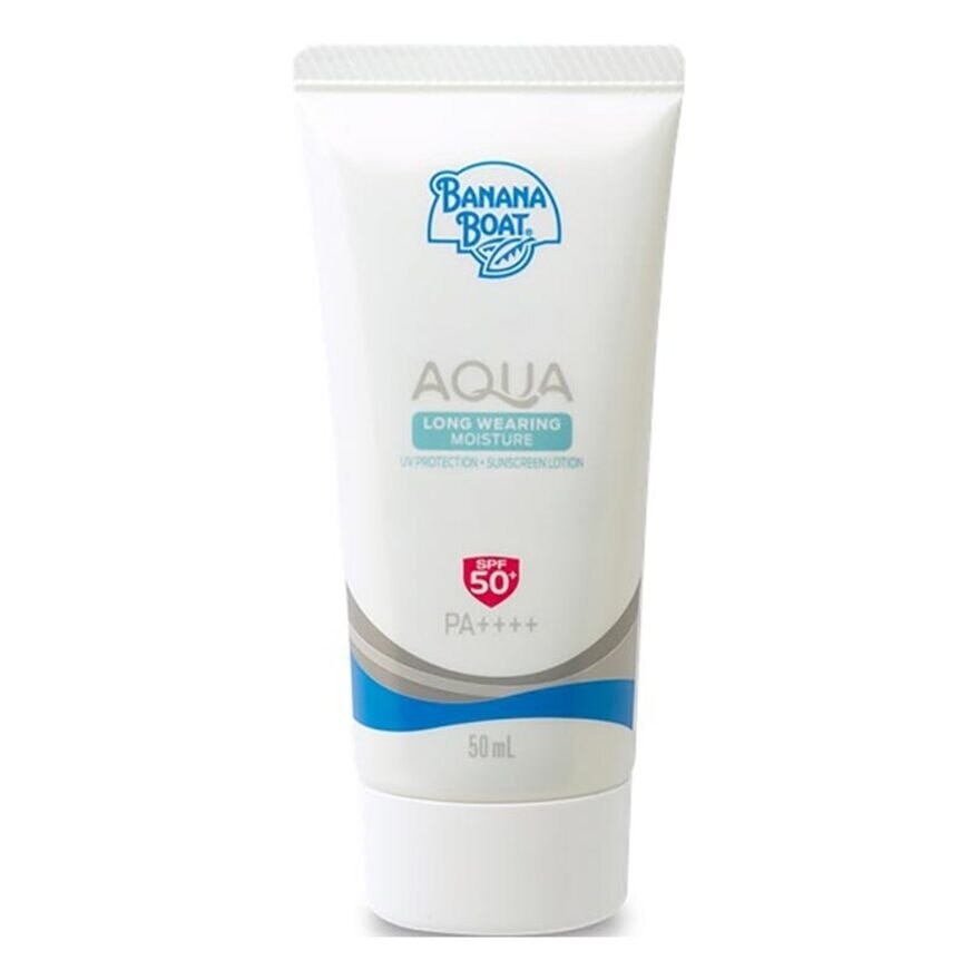 Banana Boat Simply Protect Aqua Long Wearing Moisture Suncreen Lotion SPF50+ 50ml