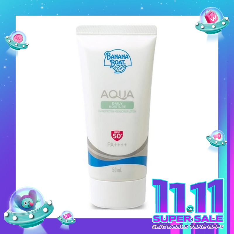 Banana Boat Simply Protect Aqua Daily Moisture Suncreen Lotion SPF50+ 50ml