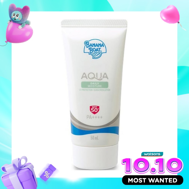 Banana Boat Simply Protect Aqua Daily Moisture Suncreen Lotion SPF50+ 50ml image