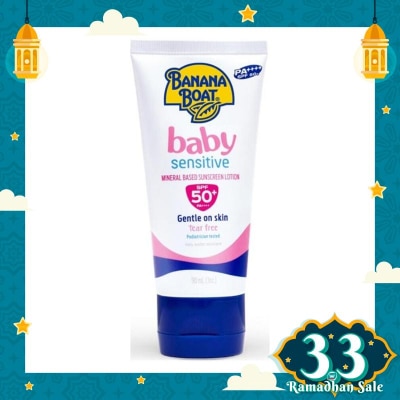 BANANA BOAT Banana Boat Baby Sensitive Suncreen Lotion SPF50+ 90ml