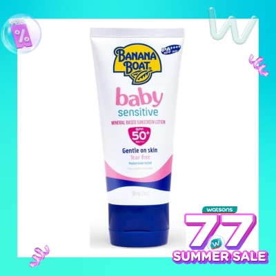 BANANA BOAT Banana Boat Baby Sensitive Suncreen Lotion SPF50+ 90ml