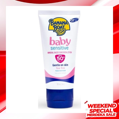 BANANA BOAT Banana Boat Baby Sensitive Suncreen Lotion SPF50+ 90ml