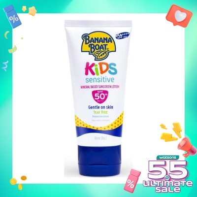 BANANA BOAT Banana Boat Kids Sensitive Suncreen Lotion SPF50+ 90ml