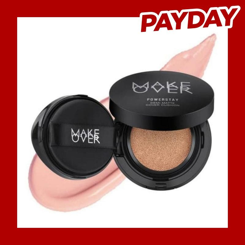 Make Over Powerstay Demi-Matte Cover Cushion C21 Pink Ivory 15g