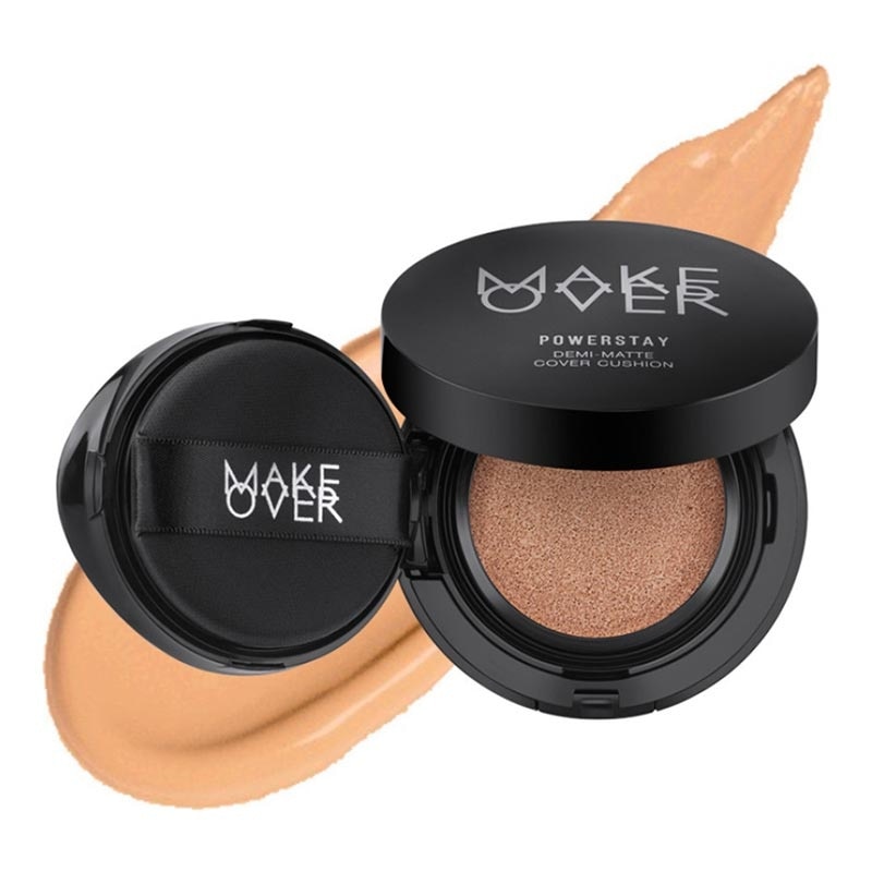 Make Over Powerstay Demi-Matte Cover Cushion W33 Honey Beige 15g