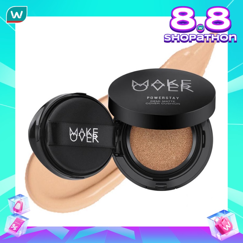 MAKE OVER Make Over Powerstay Demi-Matte Cover Cushion W30 Cream Beige 15g