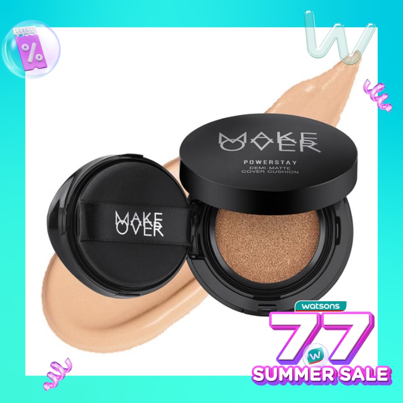 MAKE OVER Make Over Powerstay Demi-Matte Cover Cushion W30 Cream Beige 15g