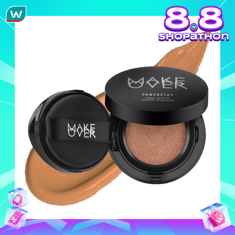 MAKE OVER Make Over Powerstay Demi-Matte Cover Cushion W41 Coral Sand 15g