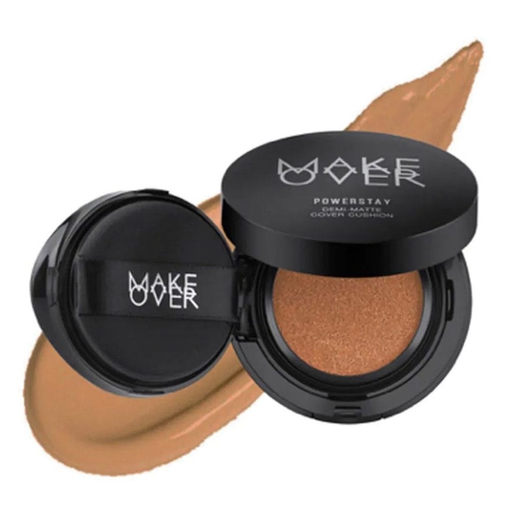 MAKE OVER Powerstay Demi-Matte Cover Cushion W41 Coral Sand 15g