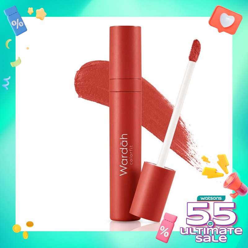 Promo Harga Wardah Colorfit Velvet Matte Lip Mousse 12 4 gr - Watsons