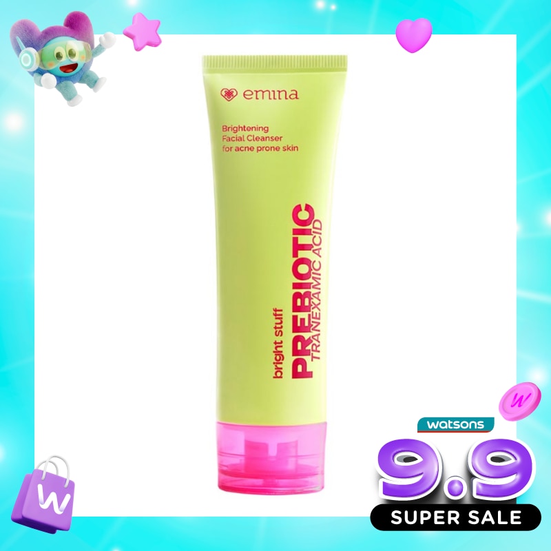 Emina Bright Stuff Prebiotic Tranexamic Acid Brightening Facial Cleanser 100ml image