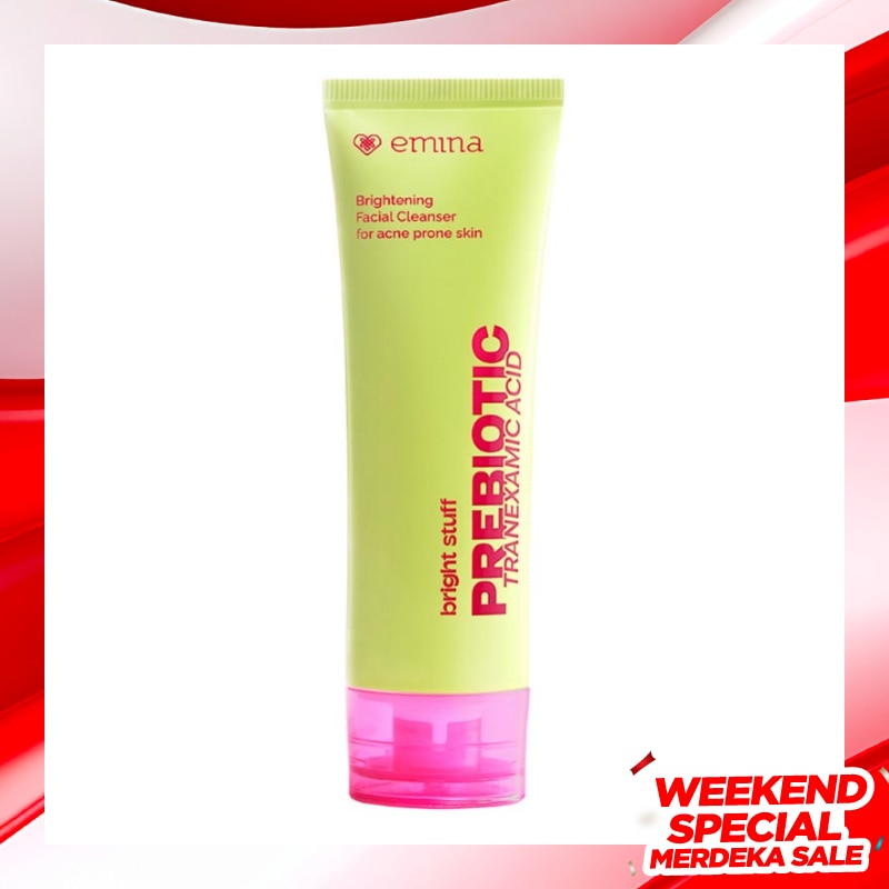 Emina Bright Stuff Prebiotic Tranexamic Acid Brightening Facial Cleanser 100ml