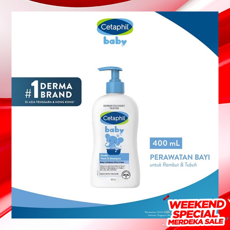 Cetaphil Baby Gentle Wash & Shampoo 400ml