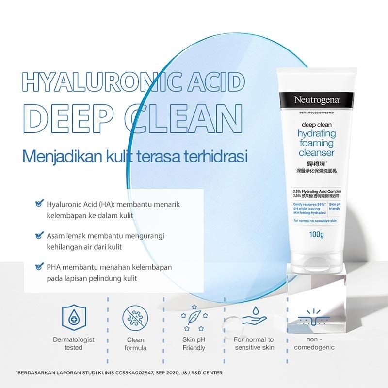 Deep Clean Hydrating Foaming Cleanser 100g