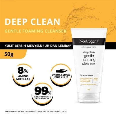 NEUTROGENA Deep Clean Foaming Cleanser 50g