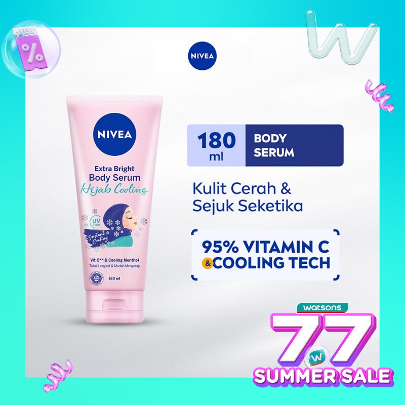 Extra White Body Serum Hijab Cooling 180ml