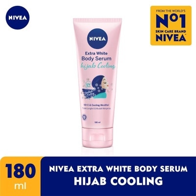 NIVEA Extra White Body Serum Hijab Cooling 180ml