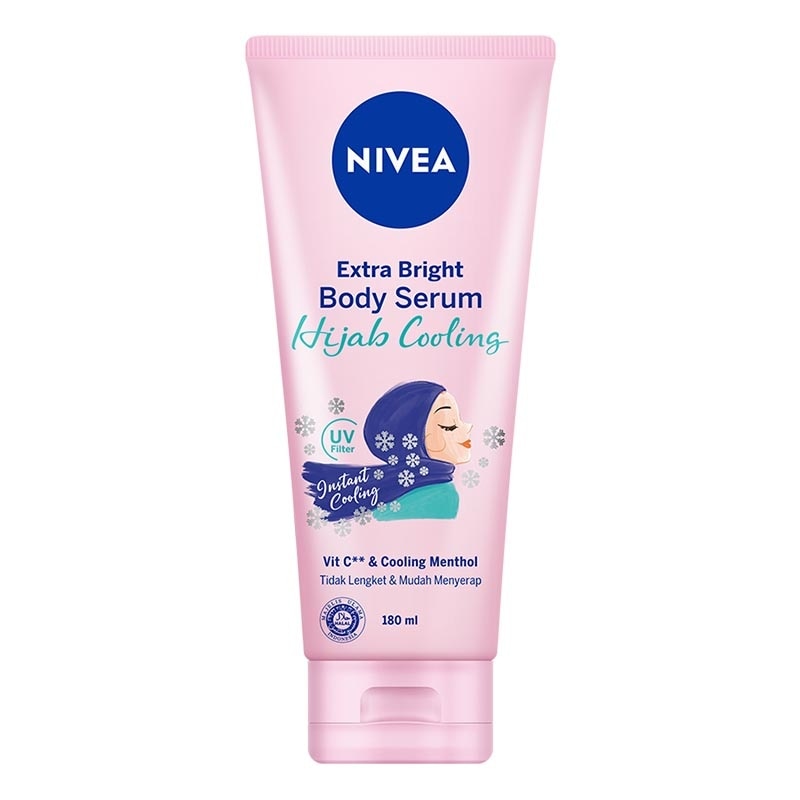 Nivea Hijab Brightning Cooling Fresh Body Serum 180mL