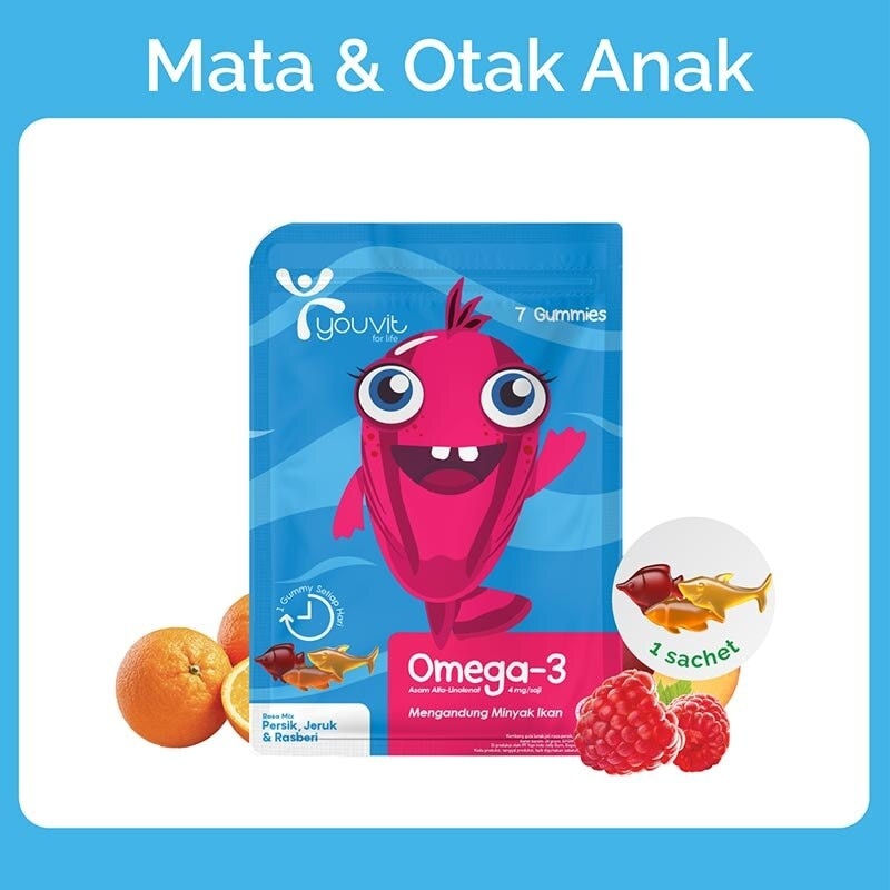 Youvit Omega- 3 Anak 7 Hari untuk Otak & Mata Anak 28g