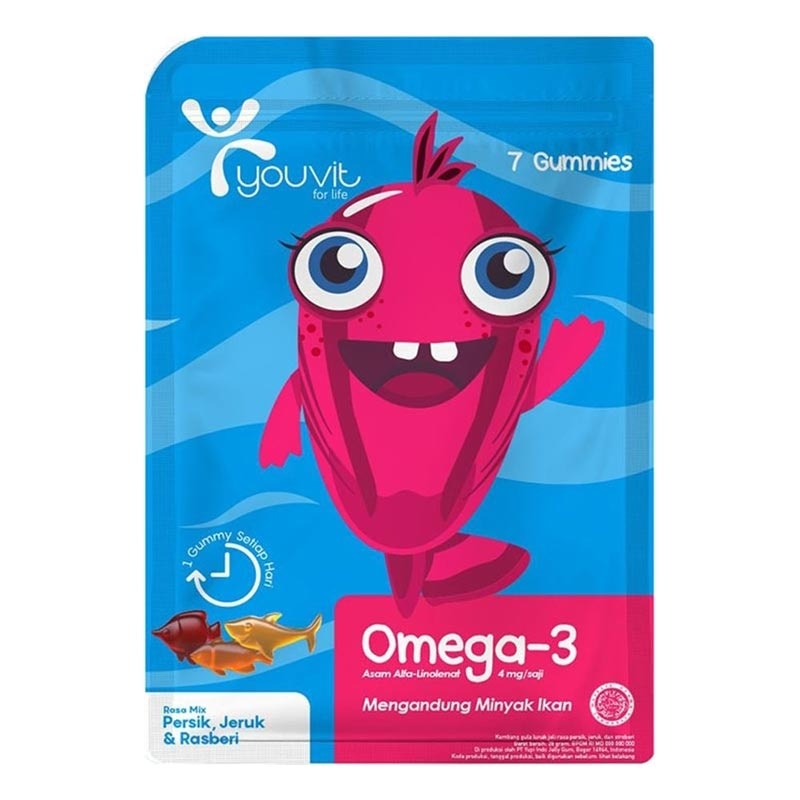 Youvit Omega- 3 Anak 7 Hari untuk Otak & Mata Anak 28g