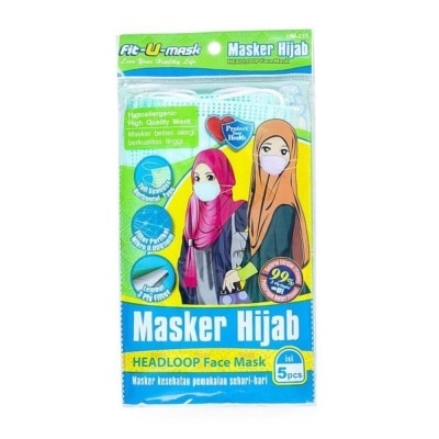 FIT-U Masker Hijab - Fit U Mask Headloop Face Mask 5s