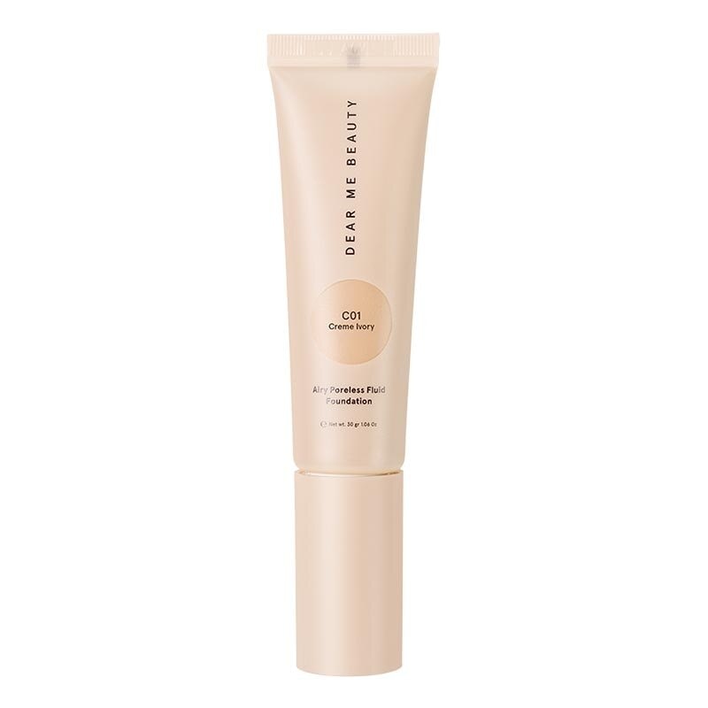 Dear Me Beauty Airy Poreless Fluid Foundtaion C01 Creme Ivory 30g