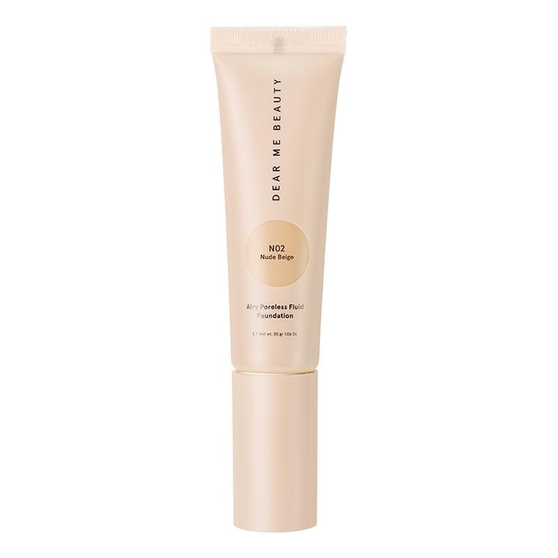 Dear Me Beauty Airy Poreless Fluid Foundtaion N02 Nude Beige 30G