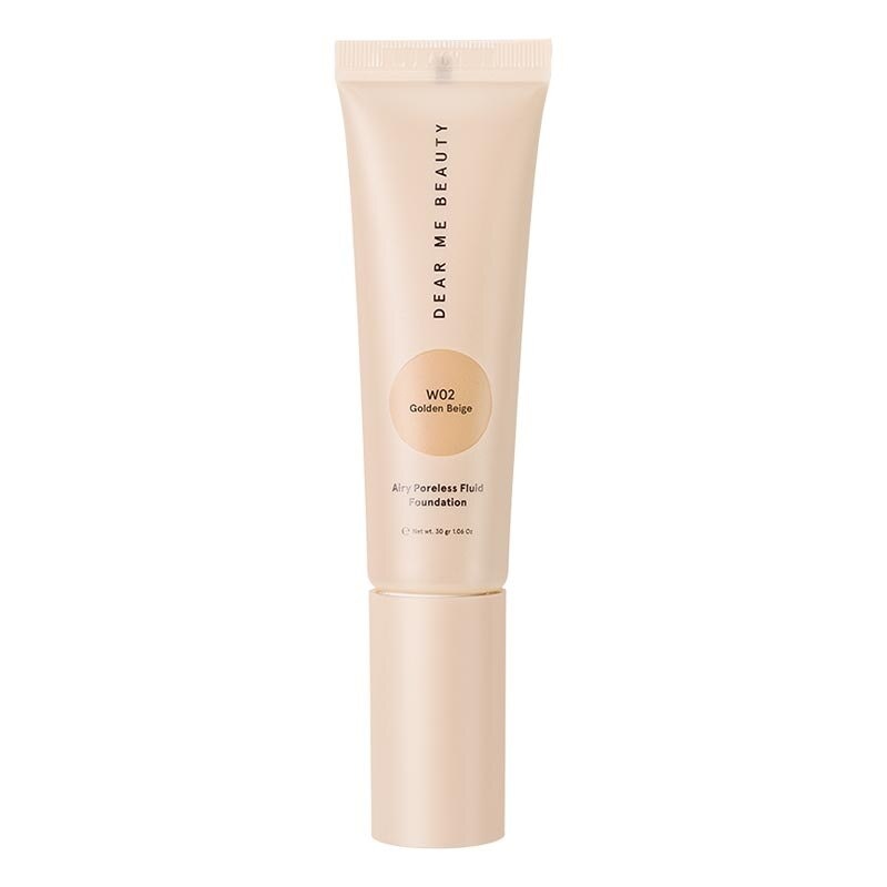 DEAR ME Dear Me Beauty Airy Poreless Fluid Foundtaion W02 Golden Beige 30g