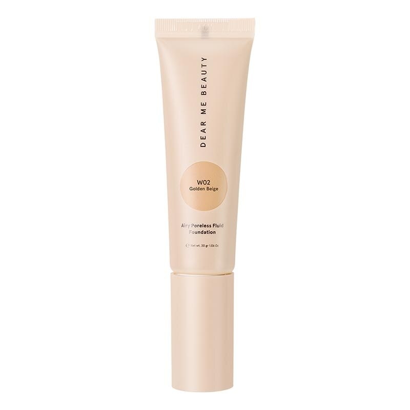 Dear Me Beauty Airy Poreless Fluid Foundtaion W02 Golden Beige 30g