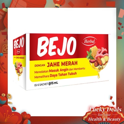 BINTANG TOEDJOE Masuk Angin Bejo Jahe Merah 6 Sachet