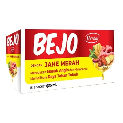 BINTANG TOEDJOE Masuk Angin Bejo Jahe Merah 6 Sachet