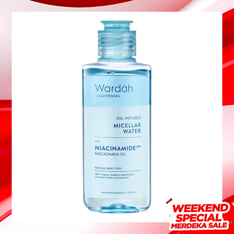 Promo Harga Wardah Lightening Oil-Infused Micellar Water 105 ml - Watsons