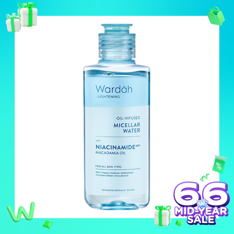 Promo Harga Wardah Lightening Oil-Infused Micellar Water 105 ml - Watsons