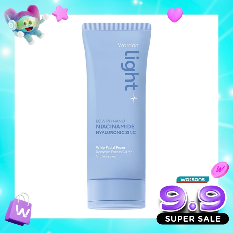 Light+ Low pH Nano Niacinamide Hyaluronic Zinc Whip Facial Foam 100ml image