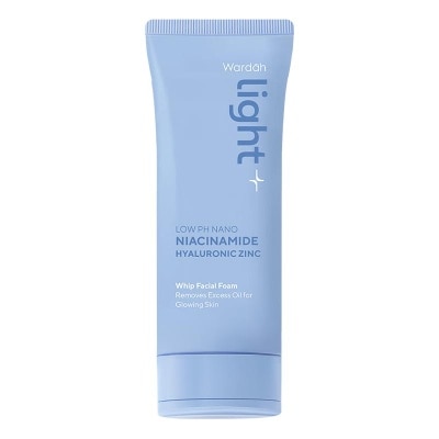 WARDAH Light+ Low pH Nano Niacinamide Hyaluronic Zinc Whip Facial Foam 100ml