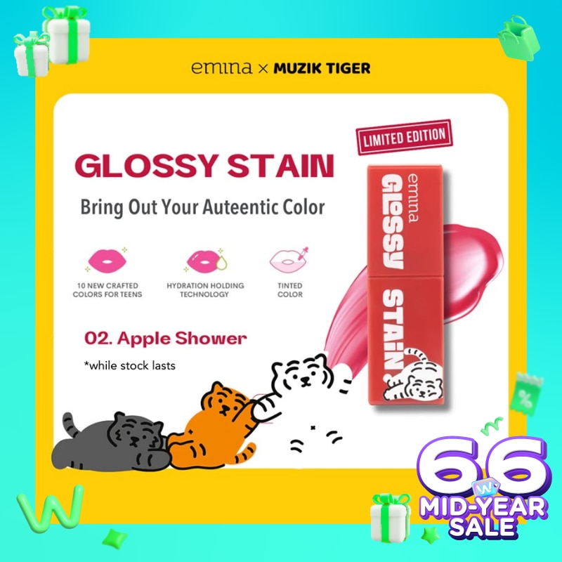 EMINA Glossy Stain 02 Apple Shower 3g
