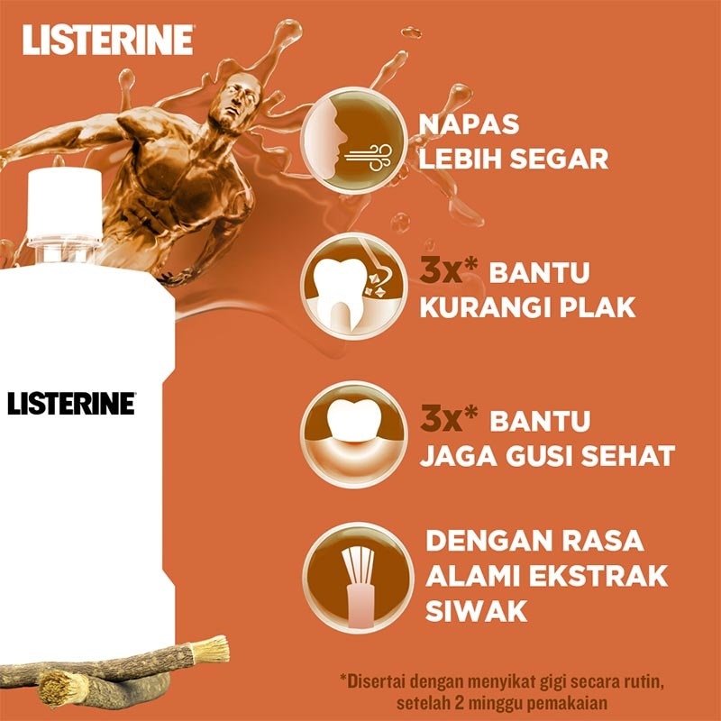 Listerine Siwak Mouthwash 100 Ml