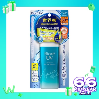 BIORE Sunscreen Biore UV Aqua Rich Watery Gel SPF 50 / PA++++ 90ml