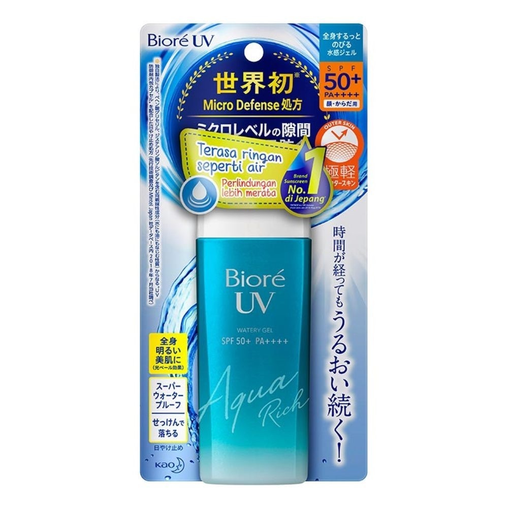 Sunscreen Biore UV Aqua Rich Watery Gel SPF 50 / PA++++ 70ml