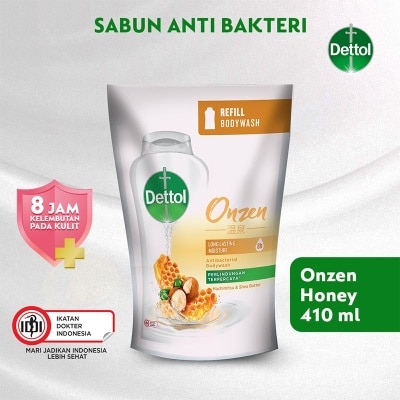 DETTOL Dettol Body Wash Onzen Hachimitsu Honey Refill 410ml