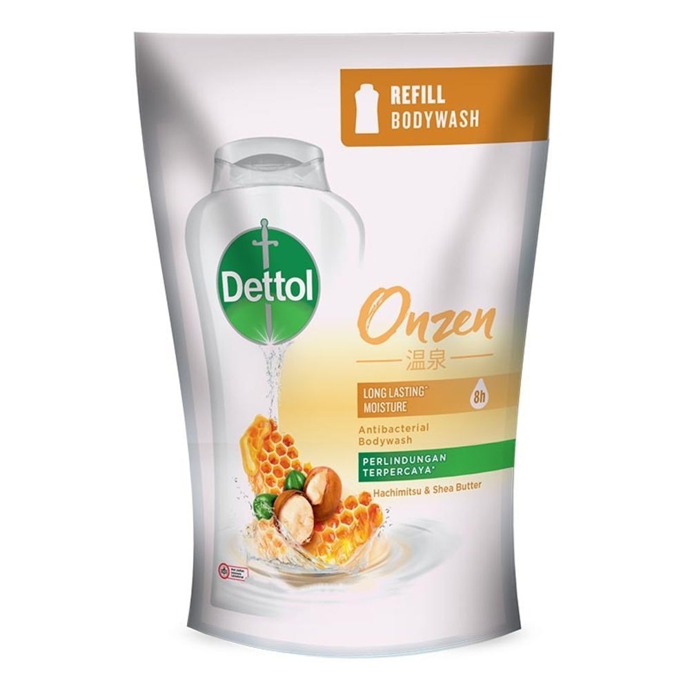 Dettol Body Wash Onzen Hachimitsu Honey Refill 410ml