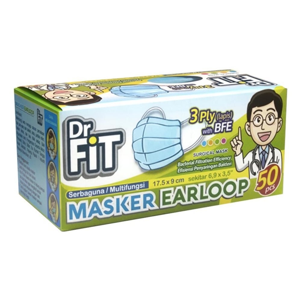 Dr Fit Masker Earloop 50s (Box)