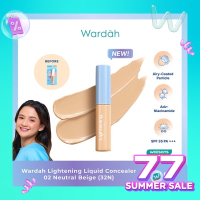 WARDAH Wardah Lightening Liquid Concealer 02 Neutral Beige (32N) 6g